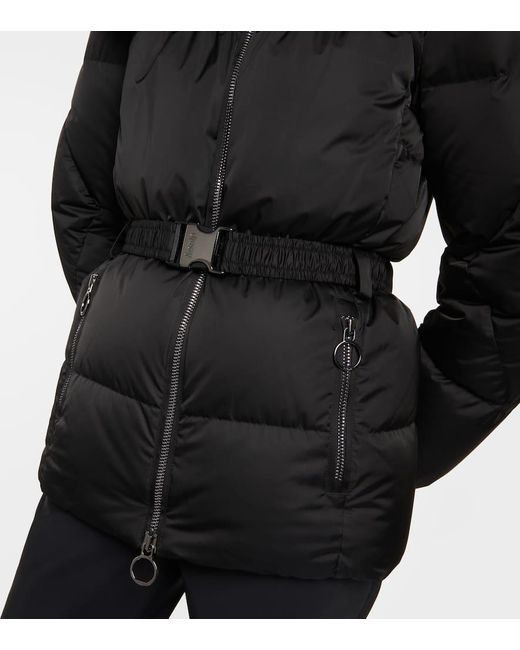 Fusalp Black Vela Faux Fur-Trimmed Down Jacket