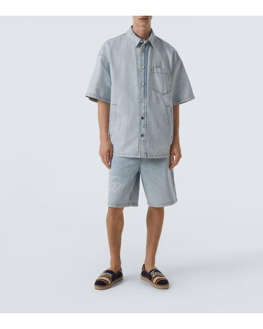 Espadrillas Uomo Con Scritta, Taglia di Gucci in Blue da Uomo
