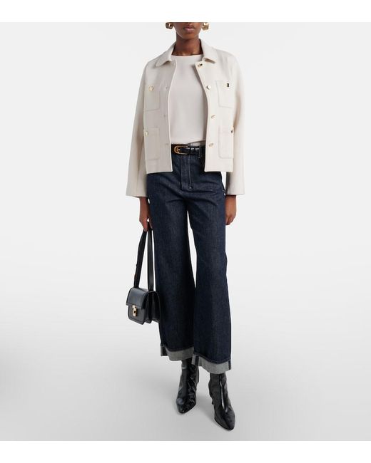 Max Mara Natural Armonioso Cotton-Blend Jersey Jacket