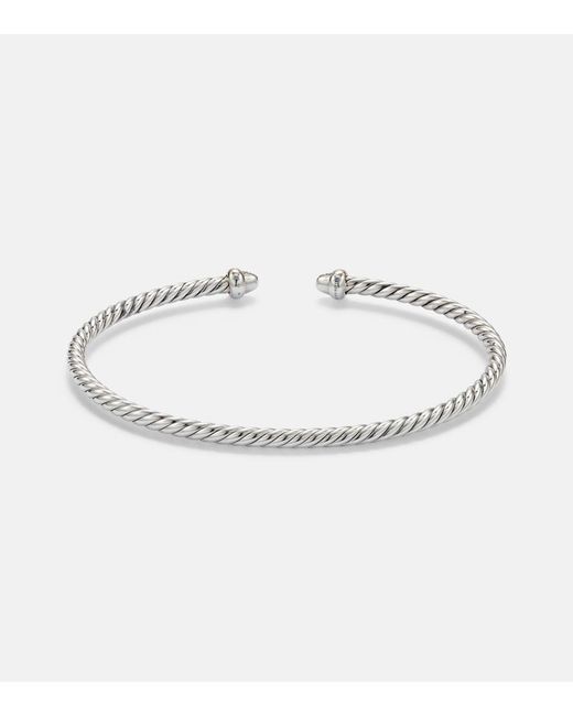 Bracciale Micro Cable Flex di David Yurman in Metallic