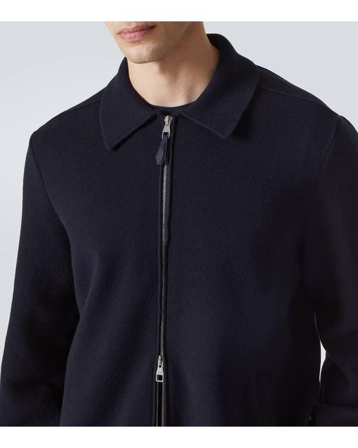 Chaqueta De Algodon Y Cachemir Dunhill de hombre de color Blue