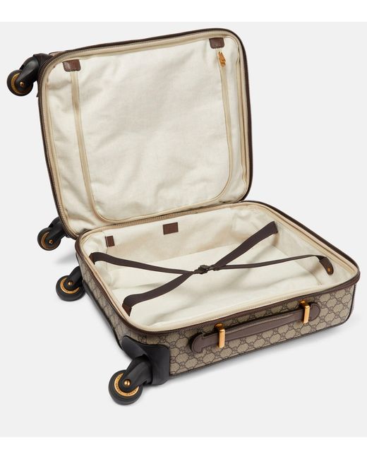 Gucci Savoy Small Carryon Suitcase in Brown Lyst
