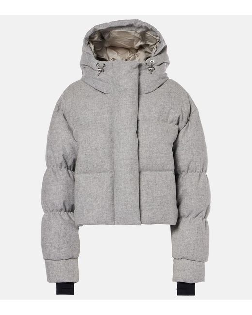 CORDOVA Gray Aomori Wool-Blend Down Jacket