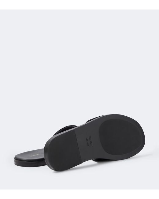 Tom Ford Black Suede Slides for men