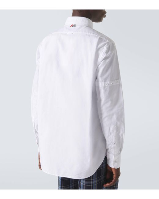 Chemise en coton Thom Browne pour homme en coloris White