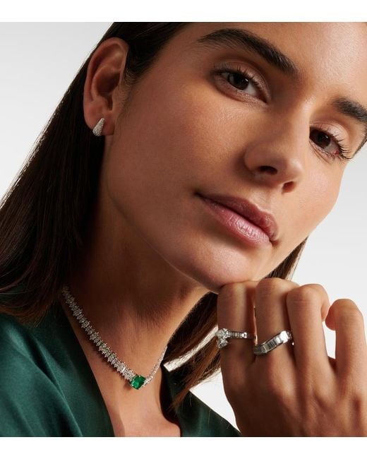 Anita Ko White Claw 18Kt Earrings With Diamonds