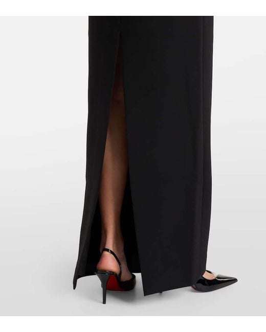 Vestido De Fiesta Zephyr Adornado Rebecca Vallance de color Black