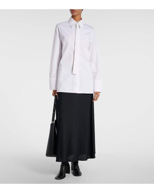 Jil Sander Black Trunk Leather Mid-Calf Boots