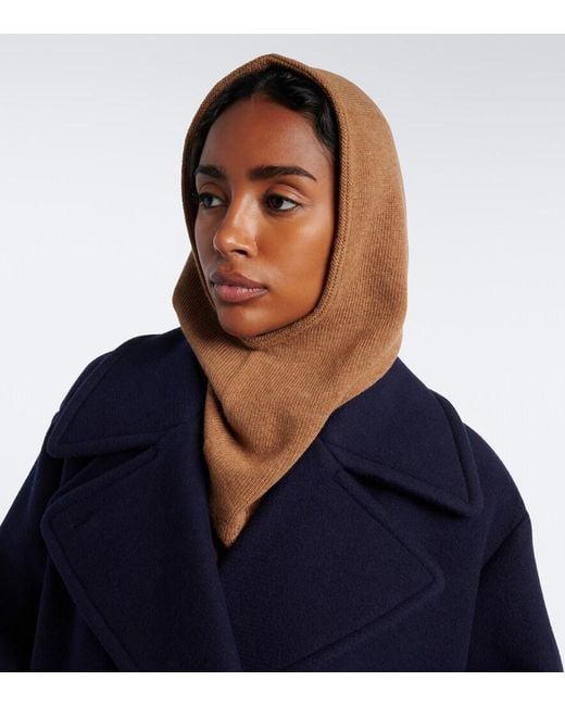 Chloé Brown Wool Balaclava