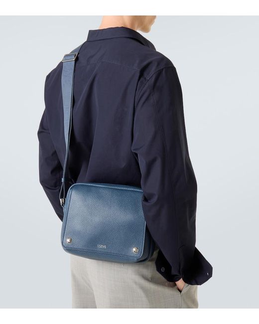 Borsa A Tracolla Pebble Medium di Loewe in Blue da Uomo