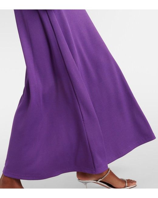 Christopher Esber Purple Moodstone Maxi Dress