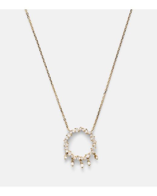 Suzanne Kalan White 18Kt Necklace With Diamonds
