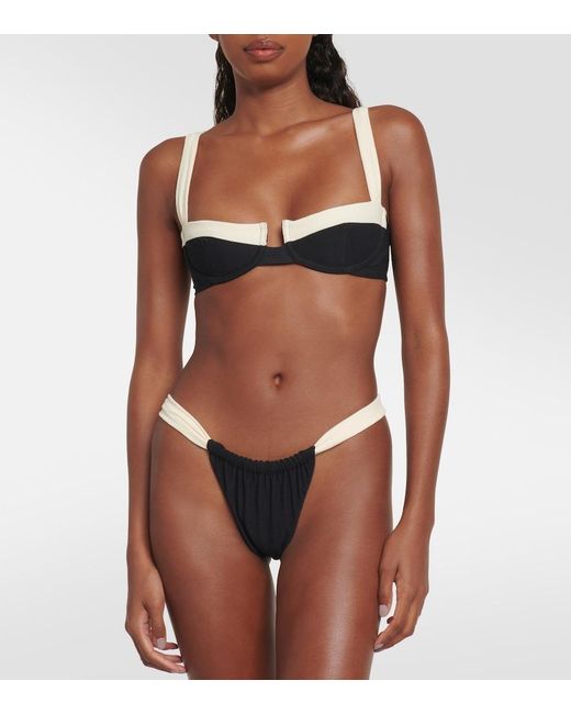 SAME Black Bikini Top