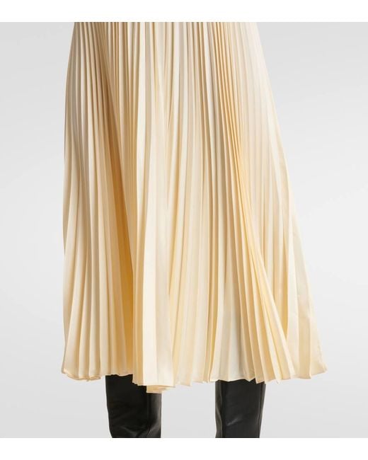 Polo Ralph Lauren Natural Maxikleid Aus Einem Wollgemisch