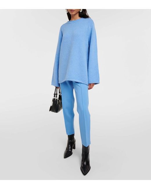 Dorothee Schumacher Blue Pullover Cozy Comfort aus einem Alpakawollgemisch