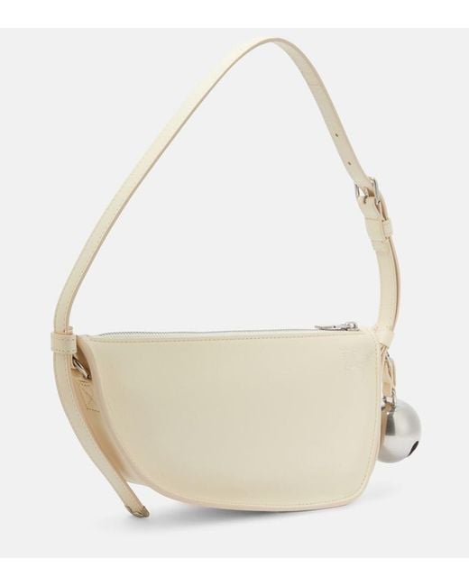 Burberry Natural Shield Mini Leather Shoulder Bag