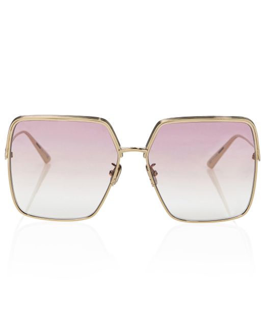 Damen Accessoires Sonnenbrillen Dior Metall brille in Mettallic 