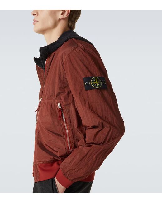 Stone Island Bomberjacke Compass in Red für Herren