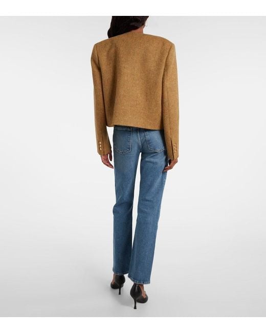 Citizens of Humanity Blue Blaine High-Rise Straight Jeans