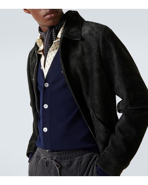 Tom Ford Blue Wool Cardigan for men
