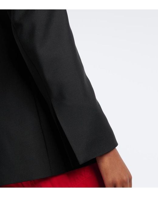Rohe Black Wool And Mohair Blazer