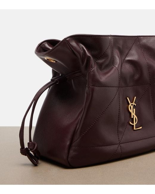 Saint Laurent Red Jamie Small Leather Shoulder Bag