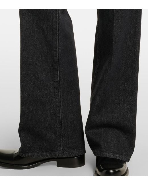 The Row Blue Vita Straight Jeans