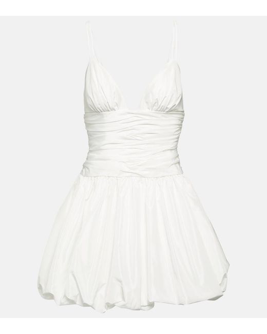 Staud White Loren Minidress