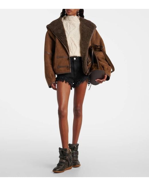 Isabel Marant Black High-Top Sneakers Bekett Aus Leder