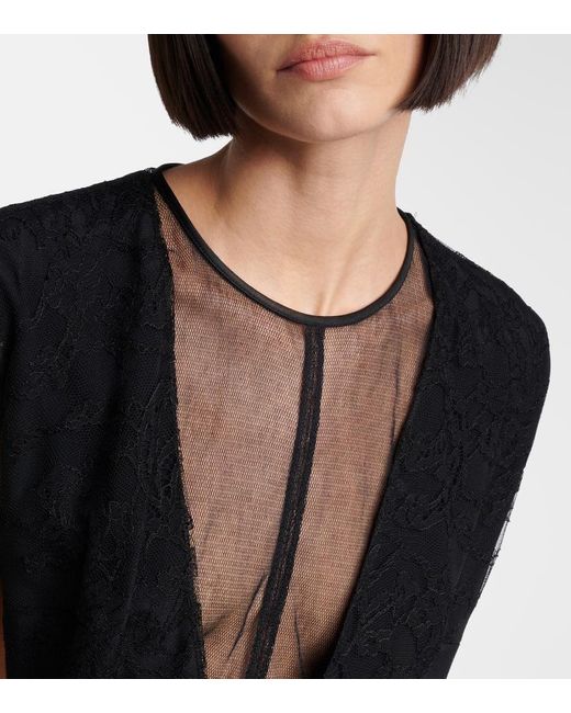 Stella McCartney Black Lace Gown