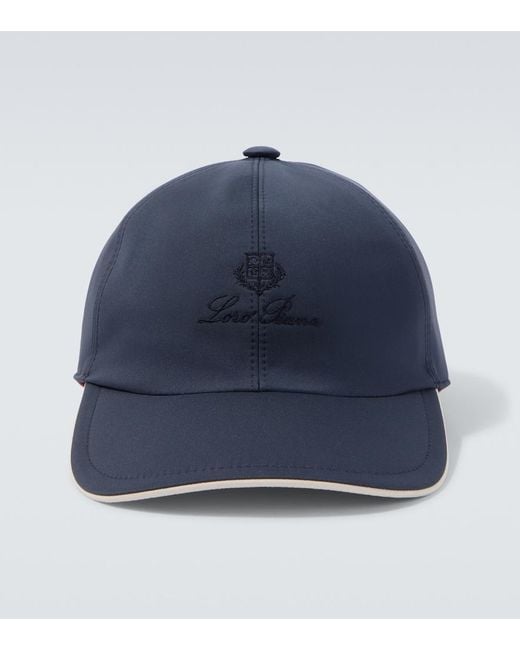 Loro Piana Baseballcap Storm System in Blue für Herren