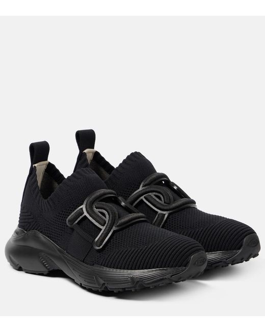 Tod's Black Slip-On-Sneakers Kate