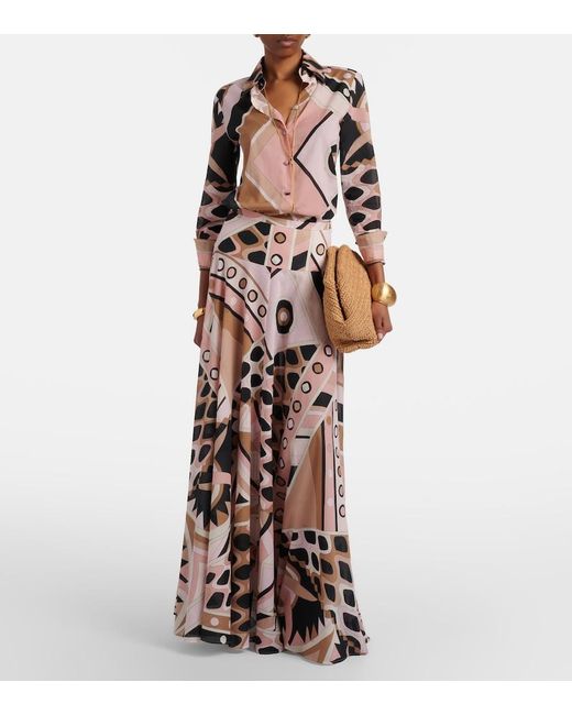 Emilio Pucci Pink Vivara Cotton Shirt