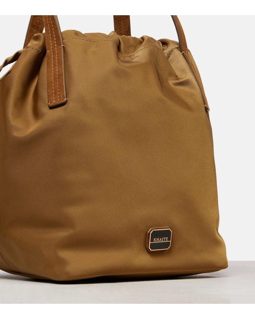 Khaite Brown Bucket-Bag Rory Medium Mit Leder