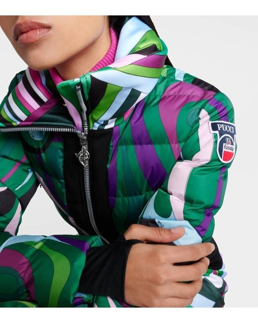 X Fusalp traje de esqui estampado Emilio Pucci de color Green