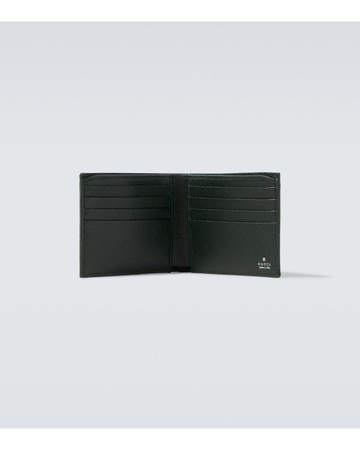Gucci Green Gg Canvas Bifold Wallet for men