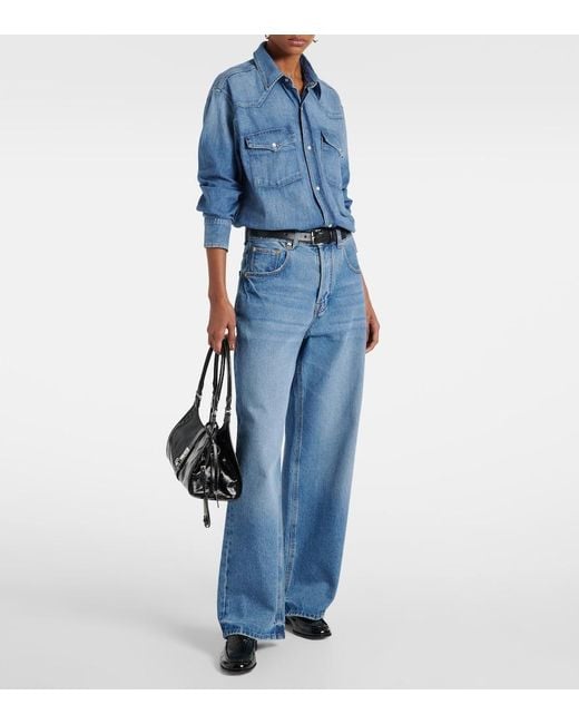 Citizens of Humanity Blue Kayla Denim Shirt