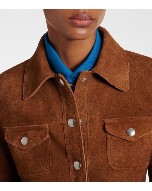 Prada Brown Suede Safari Jacket