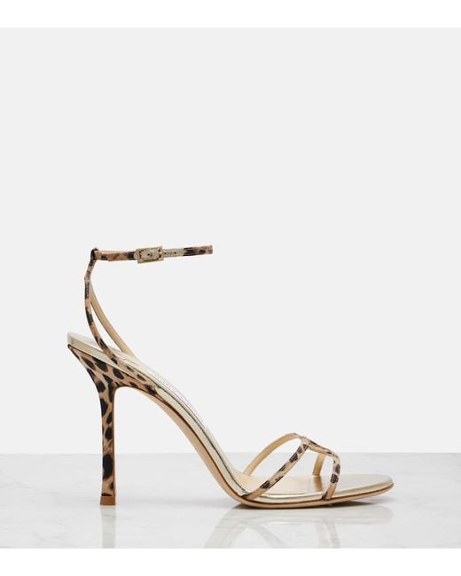 Sandales Archive Leo 100 Imprimees Jimmy Choo en coloris Metallic