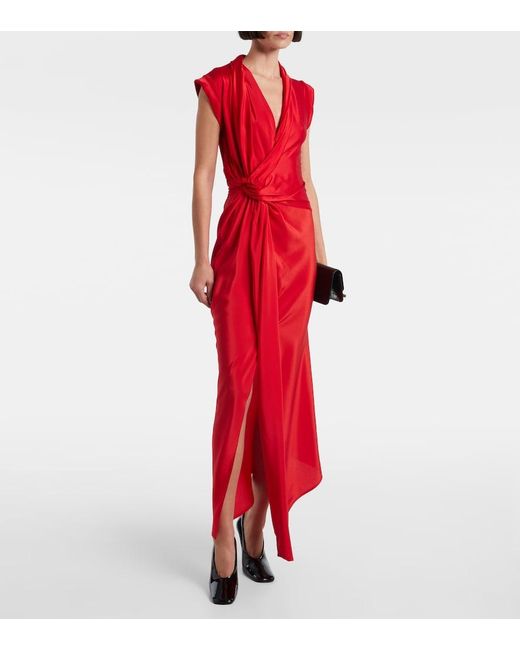 Victoria Beckham Red Maxi Dresses
