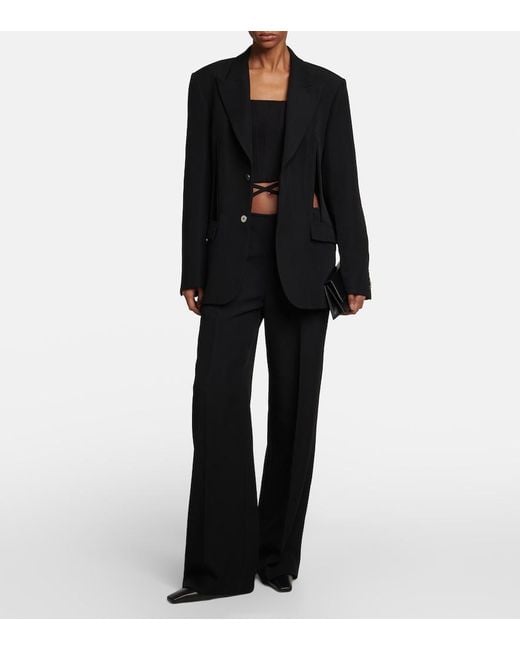 Dion Lee Black Cutout Blazer