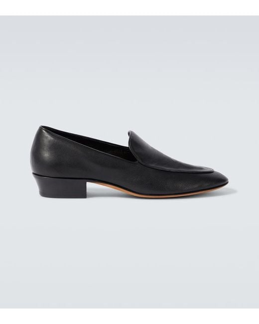 The Row Slip-Ons Hereditas Aus Leder in Black für Herren