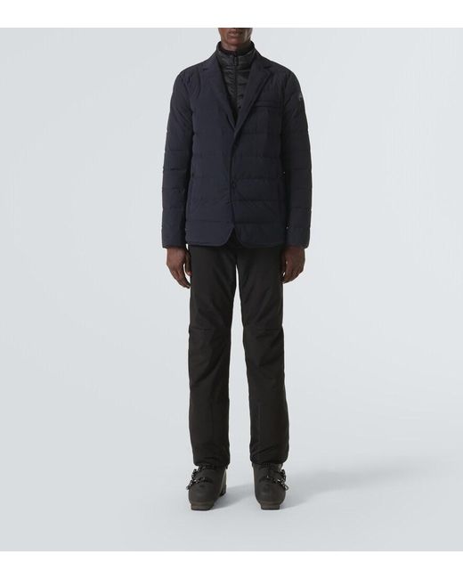 Fusalp Blue Alban Down-Paneled Blazer for men