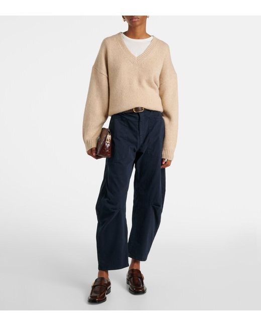Nili Lotan Natural Shagan Cashmere Sweater