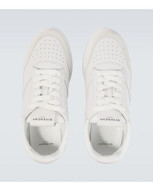 Baskets Yard Court En Cuir Givenchy pour homme en coloris White