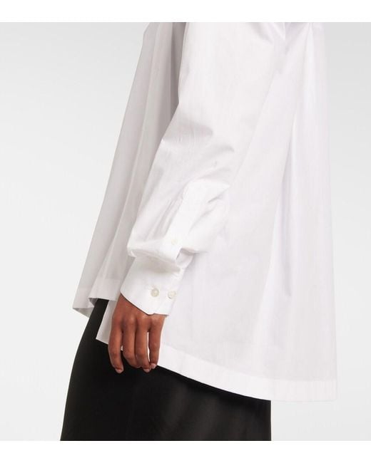 Dries Van Noten White Cotton Top