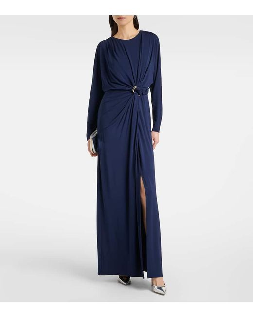 Jonathan Simkhai Blue Maxikleid Maisie