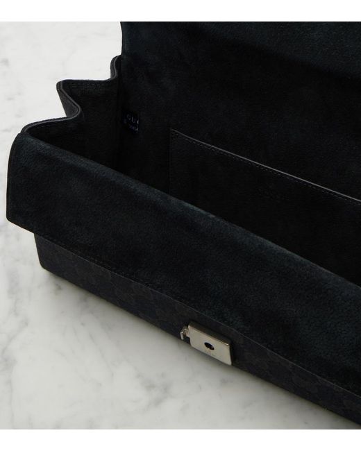 Gucci Black Dionysus Small Gg Canvas Shoulder Bag