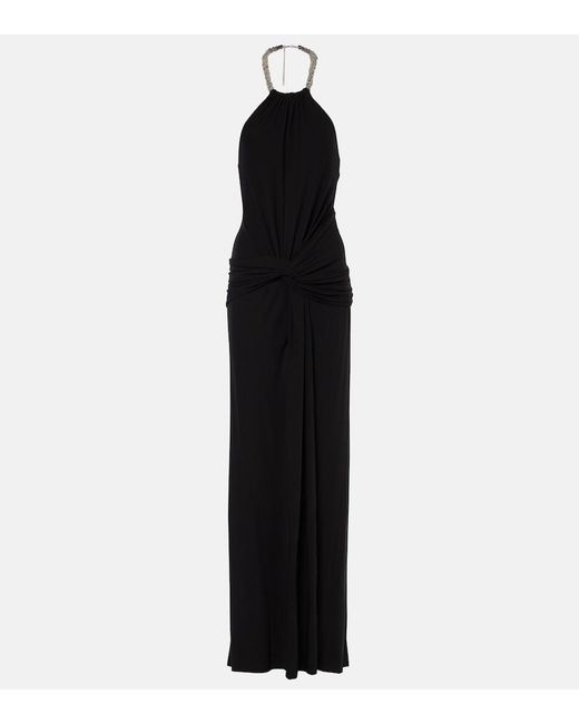 Jonathan Simkhai Black Halterneck Gown