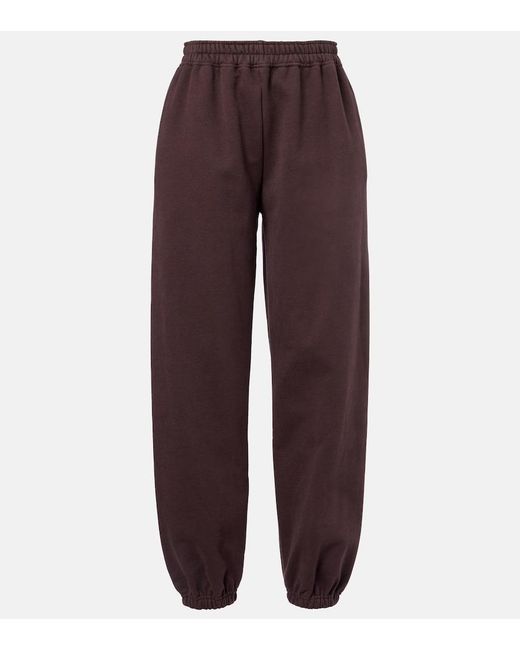 Magda Butrym Purple Cotton Sweatpants